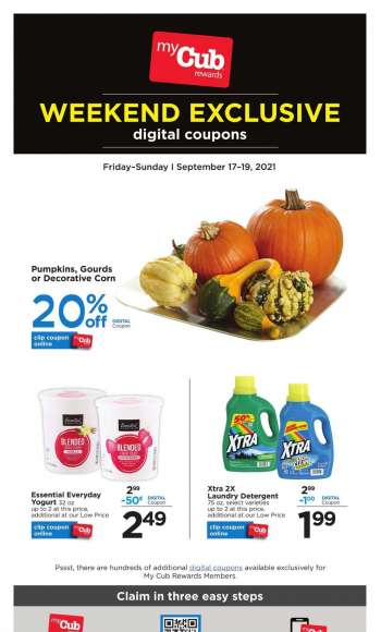 Cub Foods Flyer - 09.17.2021 - 09.19.2021.