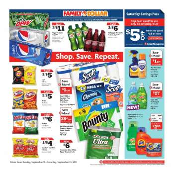 Family Dollar Flyer - 09.19.2021 - 09.25.2021.
