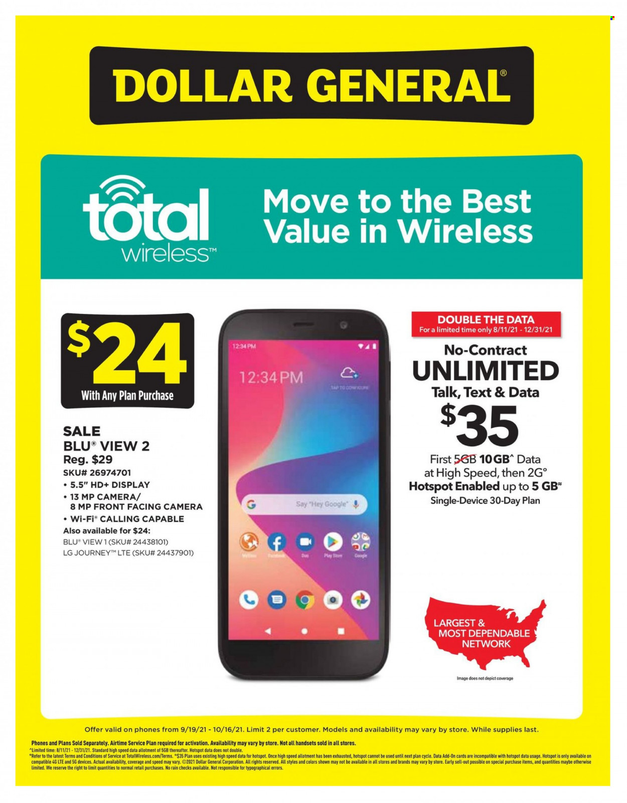 Dollar General ad - 09/19/2021 - 10/16/2021. Page 2