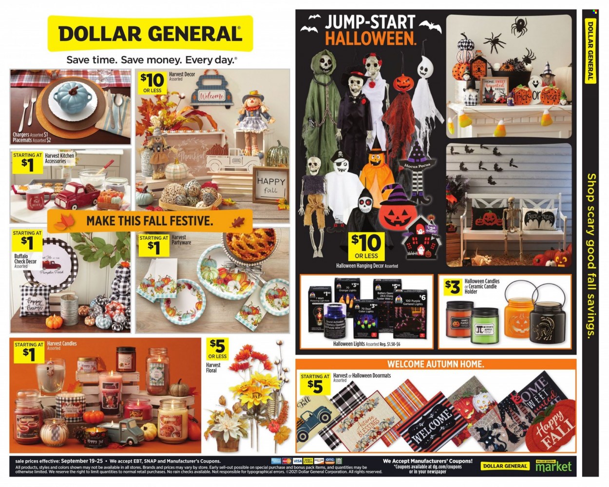 Dollar General ad - 09/19/2021 - 09/25/2021. Page 9