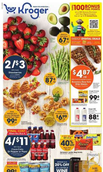 Kroger Flyer - 09.22.2021 - 09.28.2021.