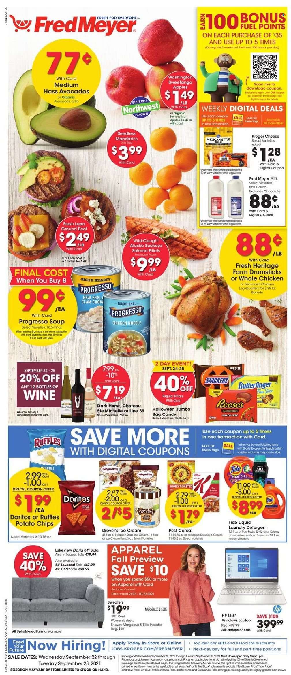 Fred Meyer ad - 09/22/2021 - 09/28/2021. Page 1