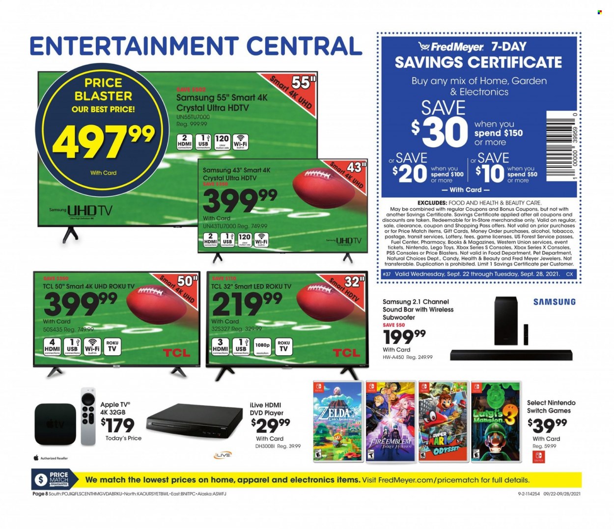 Fred Meyer ad - 09/22/2021 - 09/28/2021. Page 8