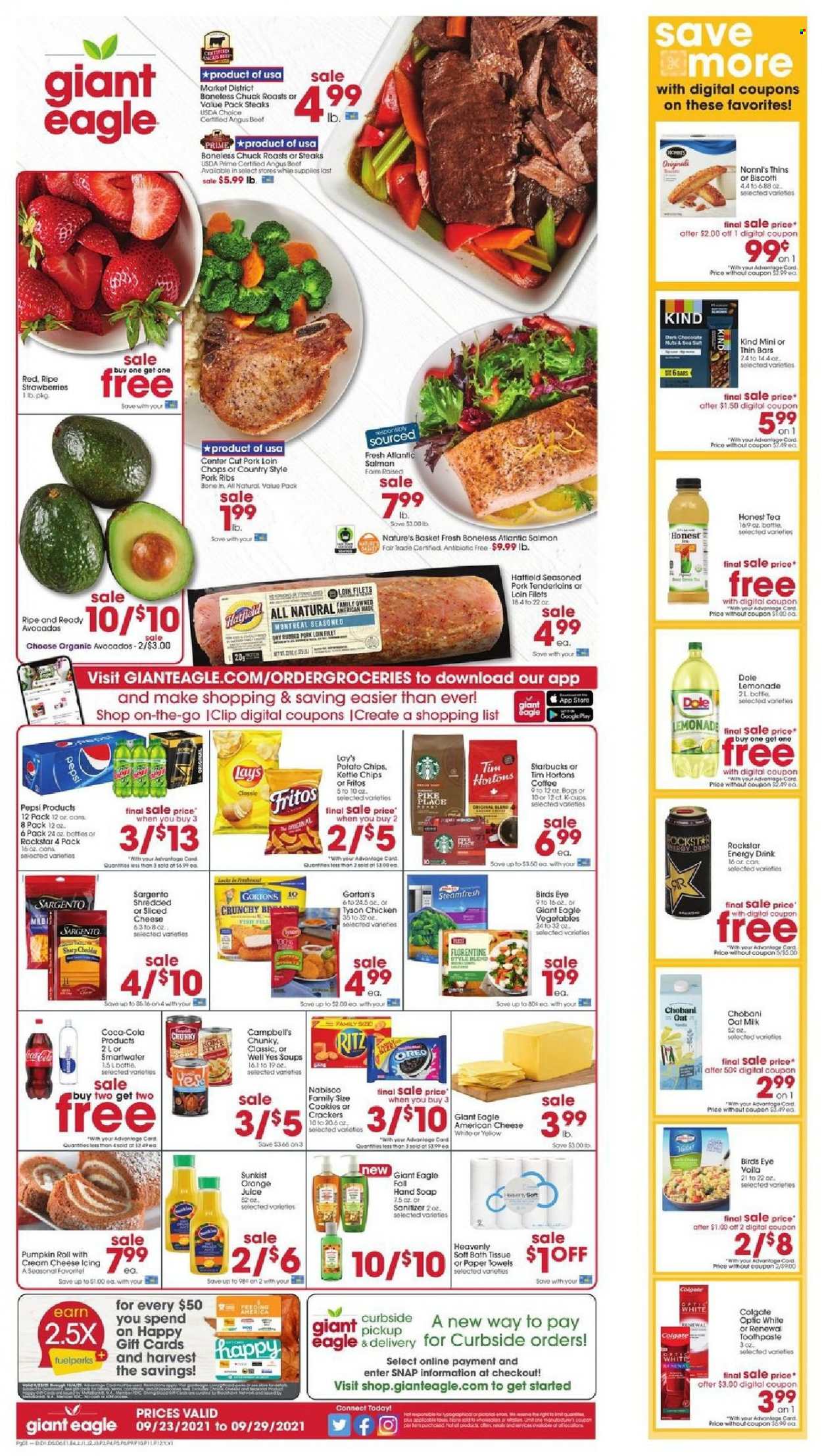 Giant Eagle ad - 09/23/2021 - 09/29/2021. Page 1