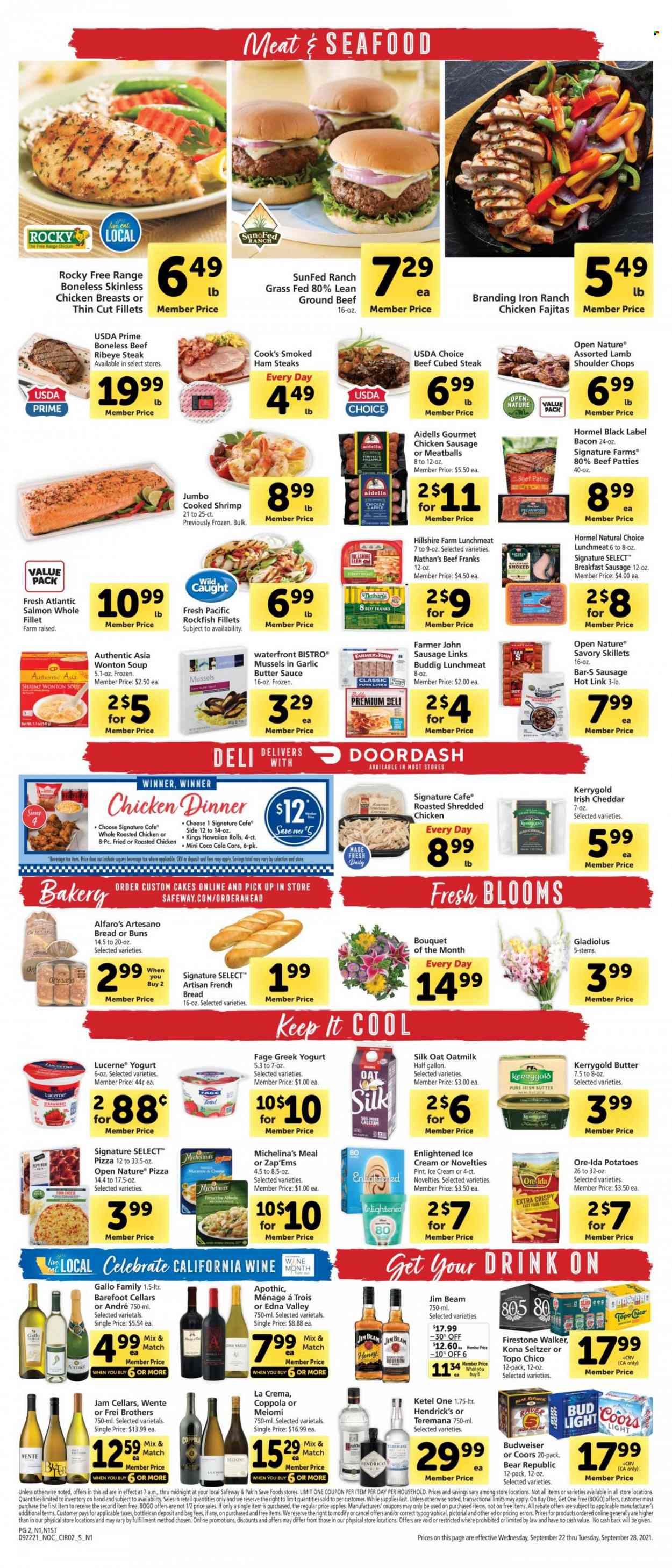 Safeway ad - 09/22/2021 - 09/28/2021. Page 2