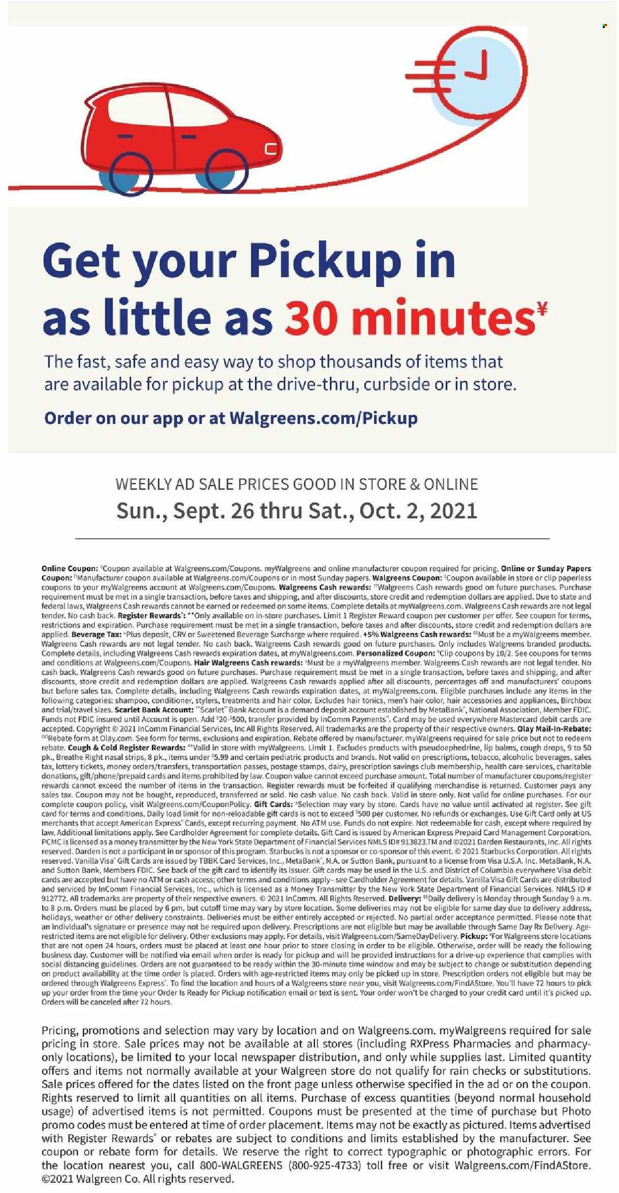 Walgreens ad - 09/26/2021 - 10/02/2021. Page 21