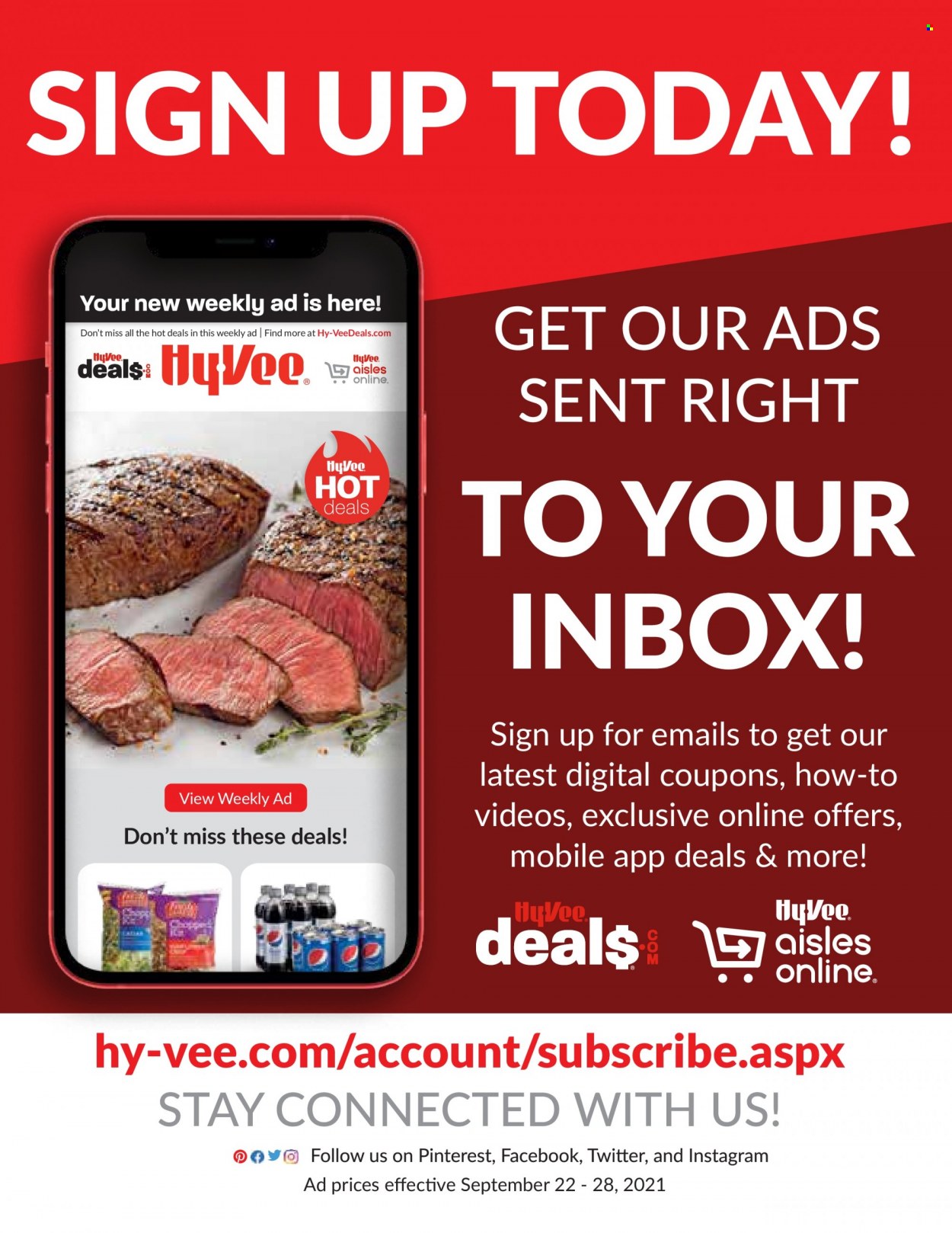 Hy-Vee ad - 09/22/2021 - 09/28/2021. Page 31