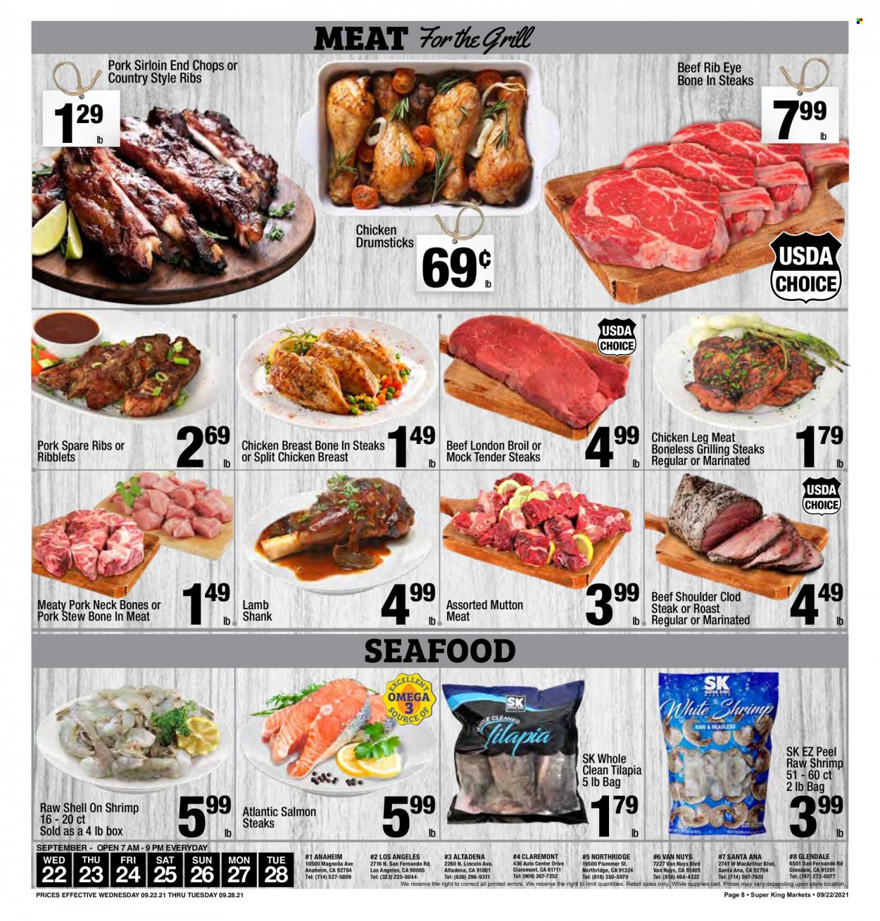 Super King Markets ad - 09/22/2021 - 09/28/2021. Page 8