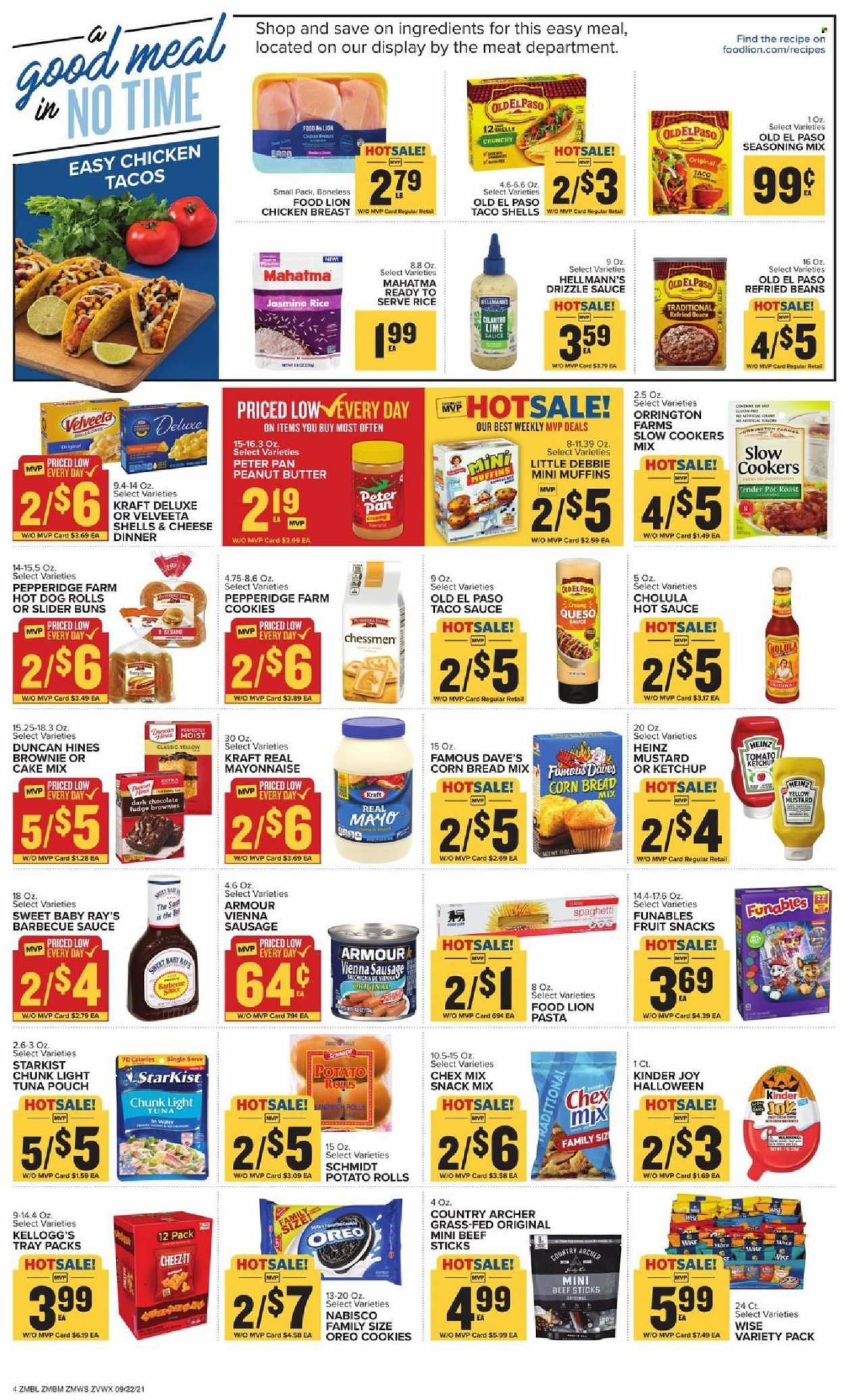 Food Lion ad - 09/22/2021 - 09/28/2021. Page 4