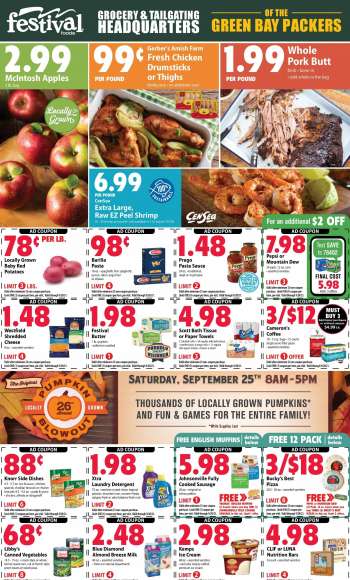 Festival Foods Flyer - 09/22/2021 - 09/28/2021.