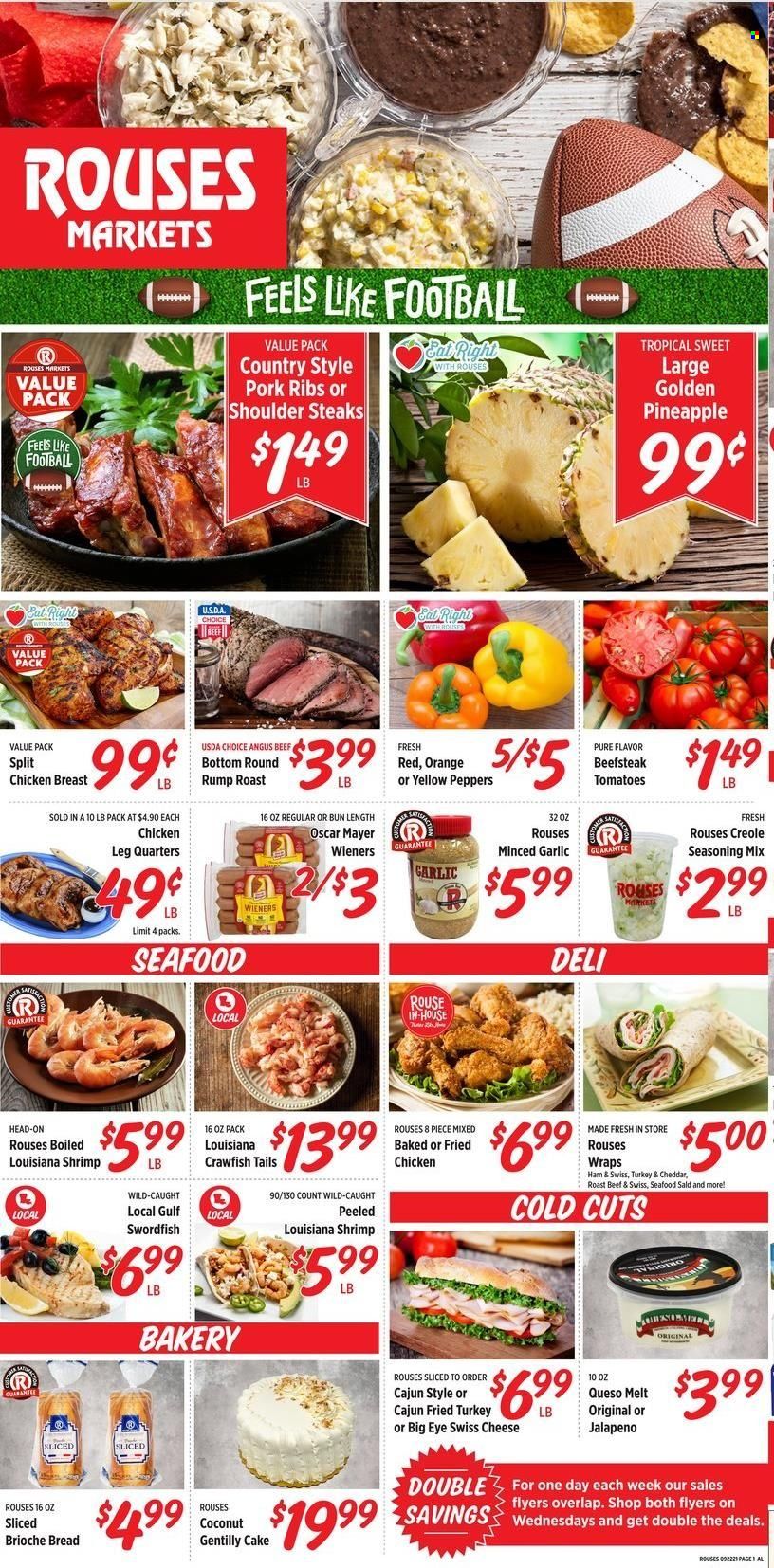 Rouses Markets ad - 09/22/2021 - 09/29/2021. Page 1