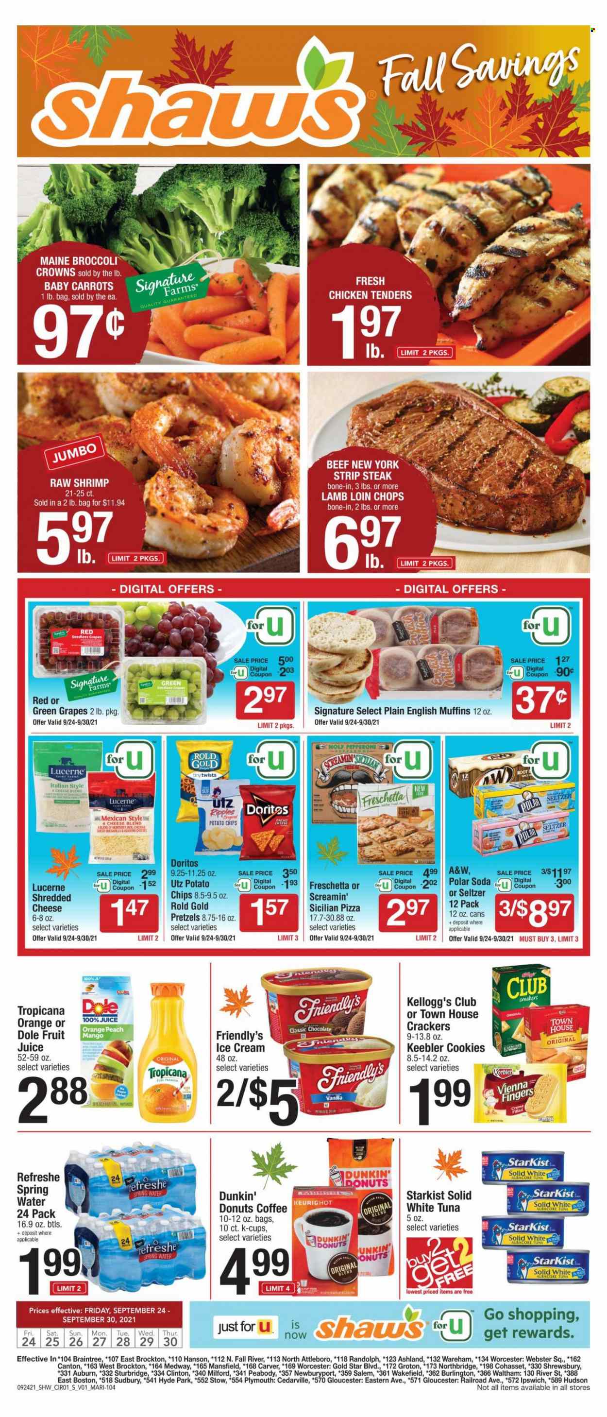 Shaw’s ad - 09/24/2021 - 09/30/2021. Page 1