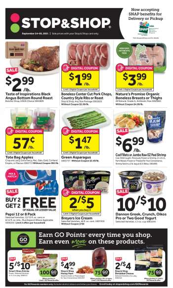 Stop & Shop Flyer - 09/24/2021 - 09/30/2021.