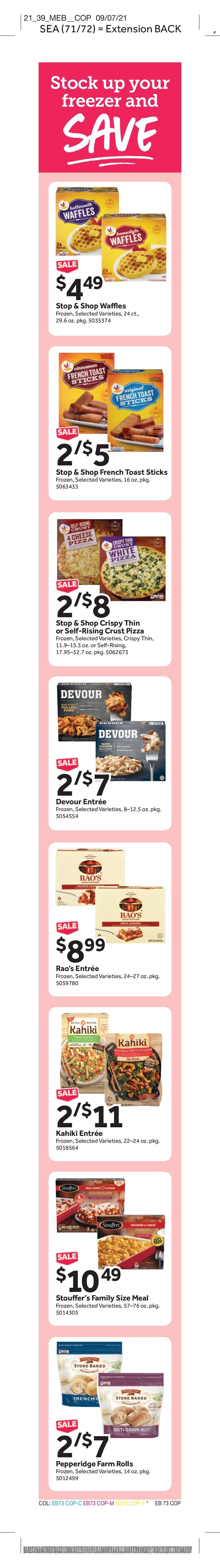 Stop & Shop ad - 09/24/2021 - 09/30/2021. Page 15
