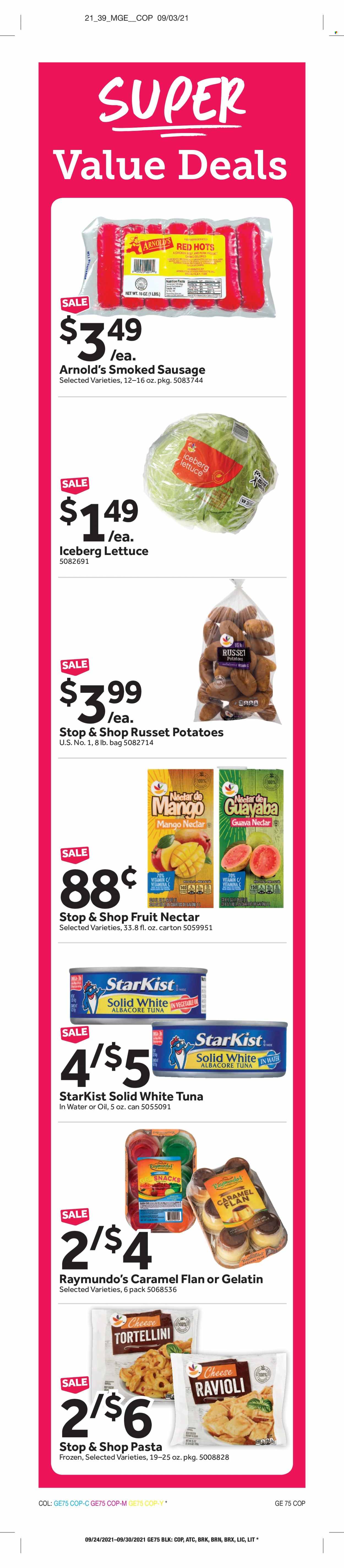 Stop & Shop ad - 09/24/2021 - 09/30/2021. Page 13
