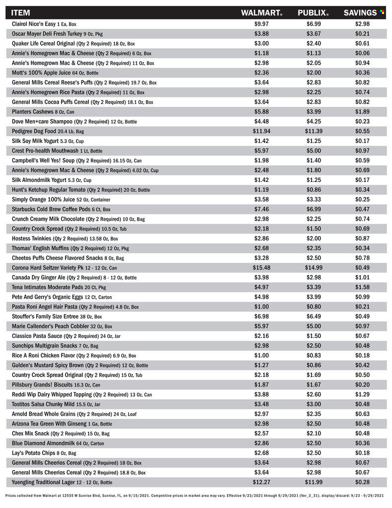 Publix ad - 09/23/2021 - 09/29/2021. Page 2