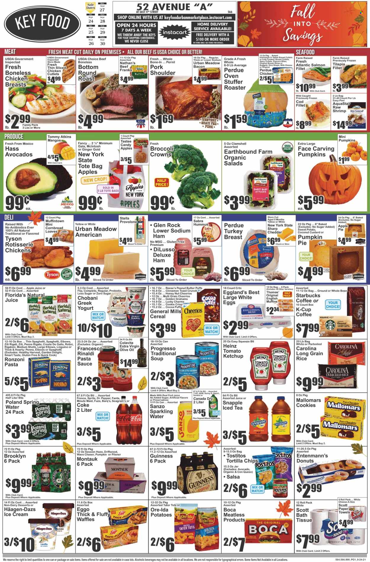 Key Food ad - 09/24/2021 - 09/30/2021. Page 1