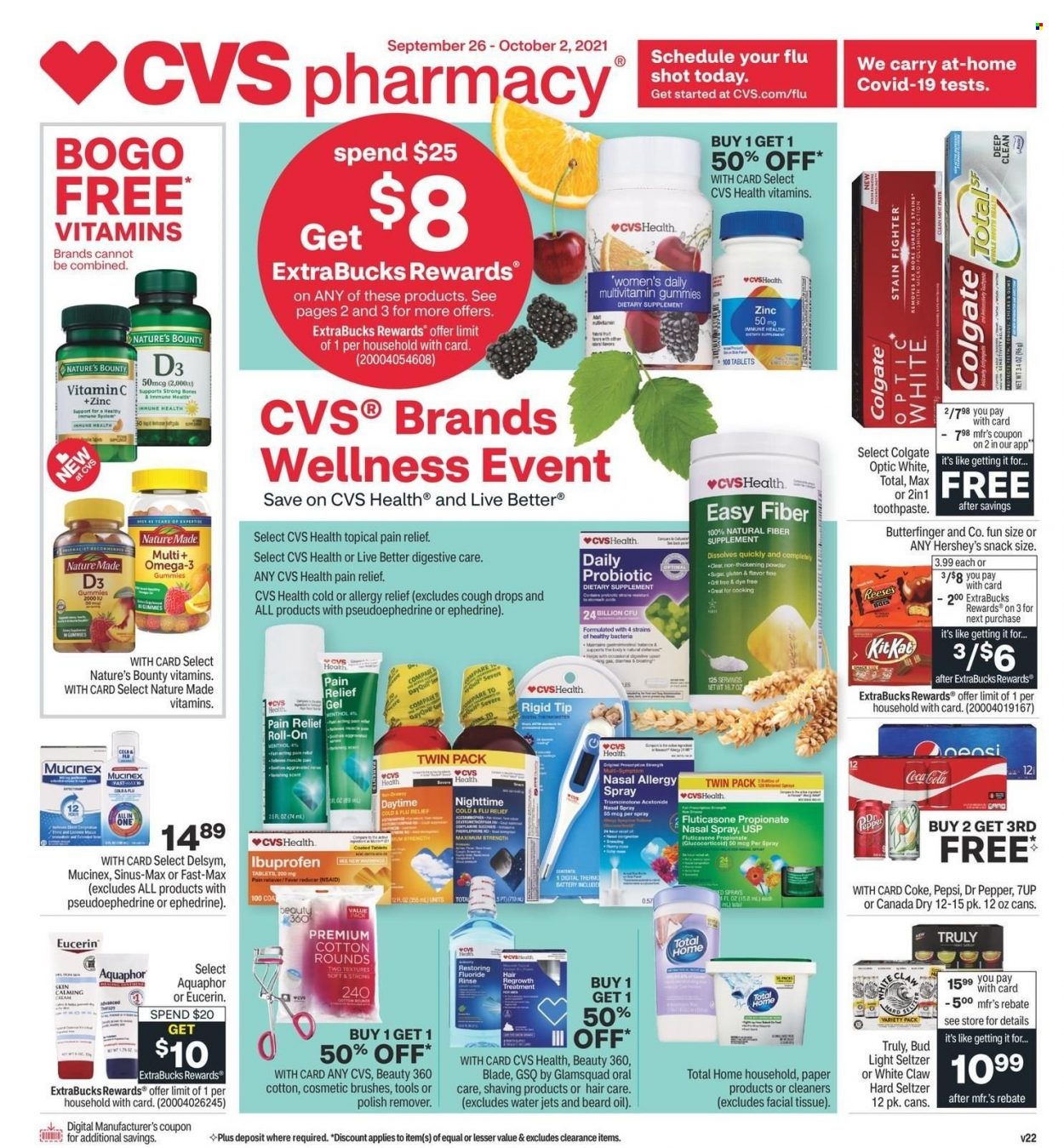 CVS Pharmacy ad - 09/26/2021 - 10/02/2021. Page 1