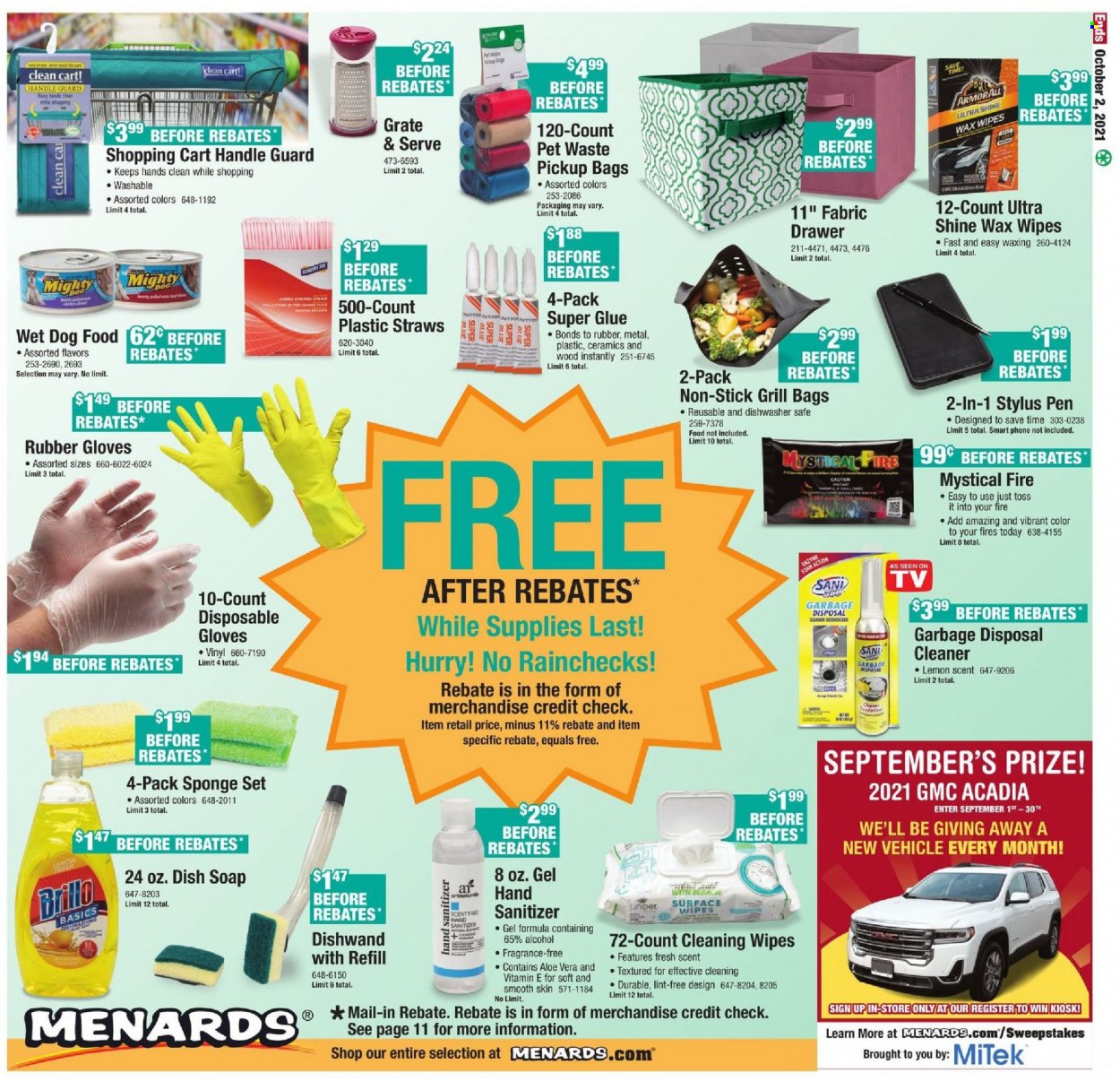 Menards ad - 09/23/2021 - 10/02/2021. Page 19