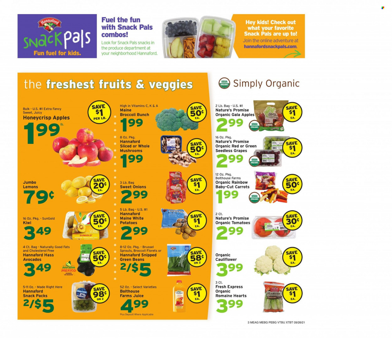 Hannaford ad - 09/26/2021 - 10/02/2021. Page 3