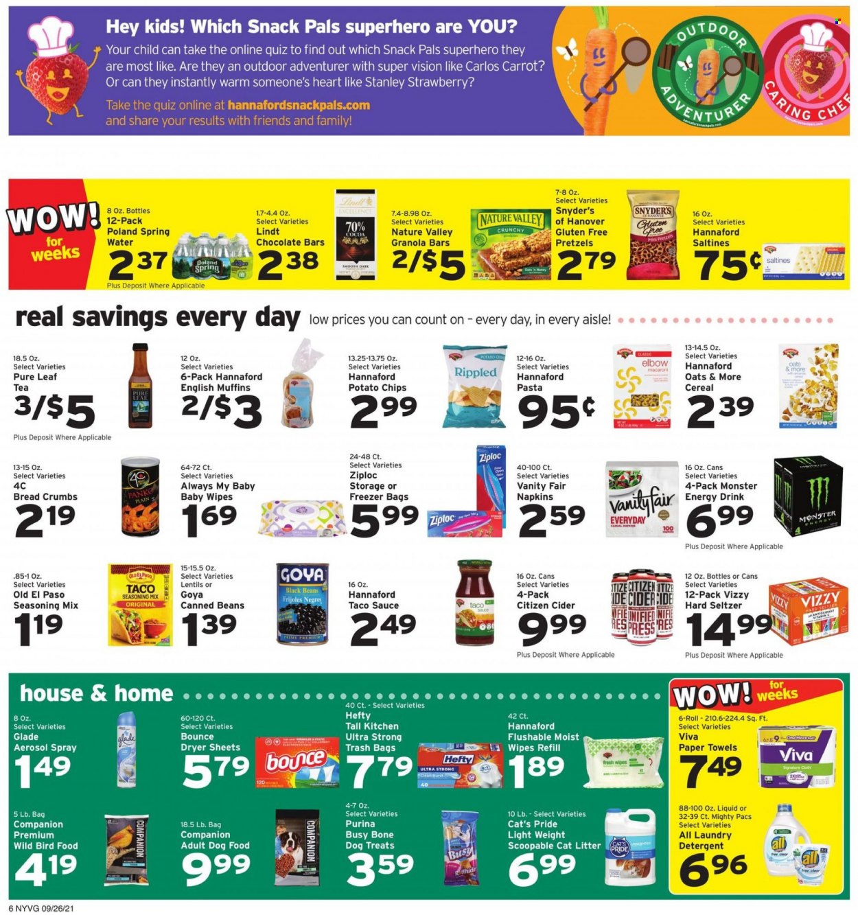 Hannaford ad - 09/26/2021 - 10/02/2021. Page 6
