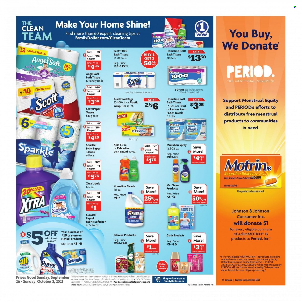 Family Dollar ad - 09/26/2021 - 10/03/2021. Page 2