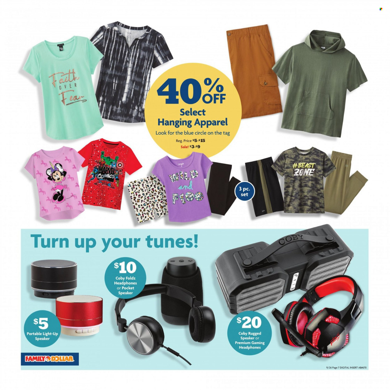 Family Dollar ad - 09/26/2021 - 10/03/2021. Page 12