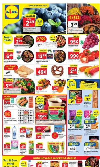 Lidl Flyer - 09/29/2021 - 10/05/2021.