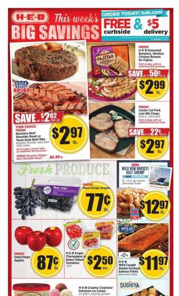 H-E-B Flyer - 09/29/2021 - 10/05/2021.