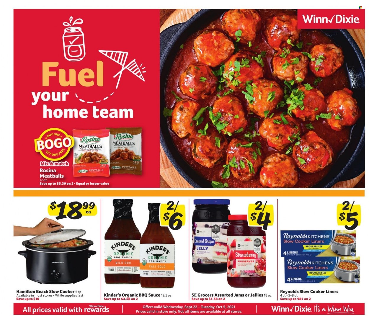 Winn Dixie ad - 09/22/2021 - 10/05/2021. Page 1