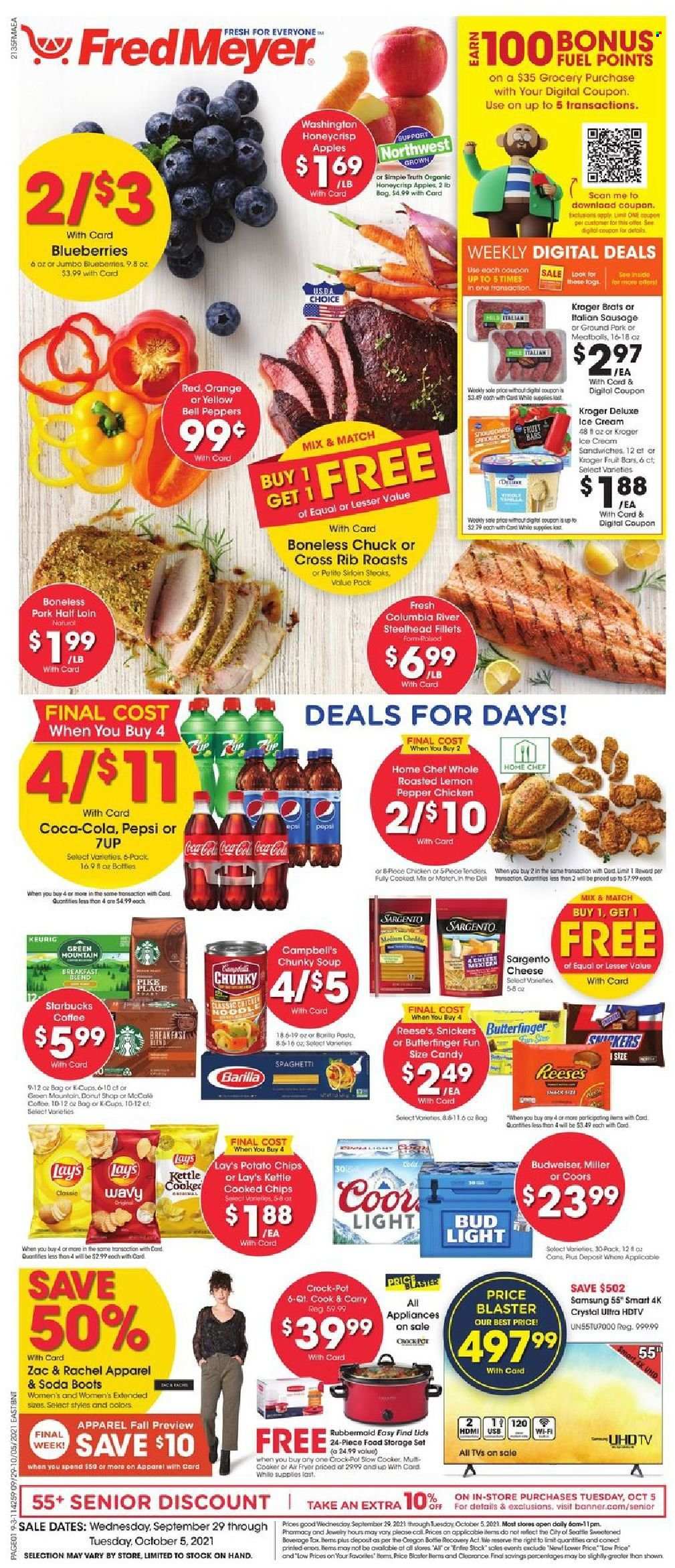 Fred Meyer ad - 09/29/2021 - 10/05/2021. Page 1