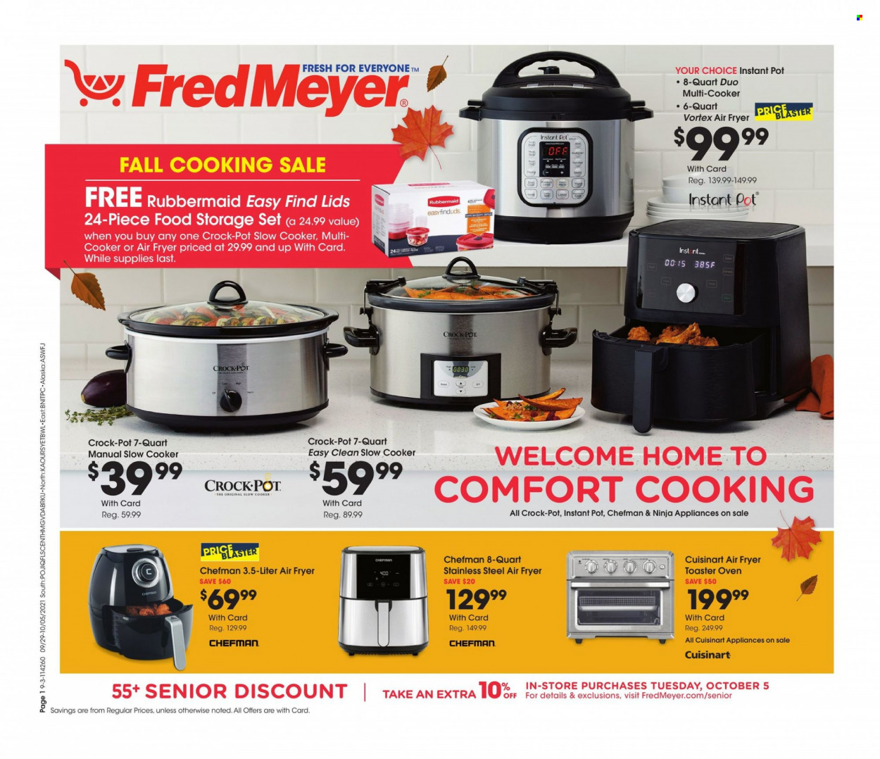 Fred Meyer ad - 09/29/2021 - 10/05/2021. Page 1