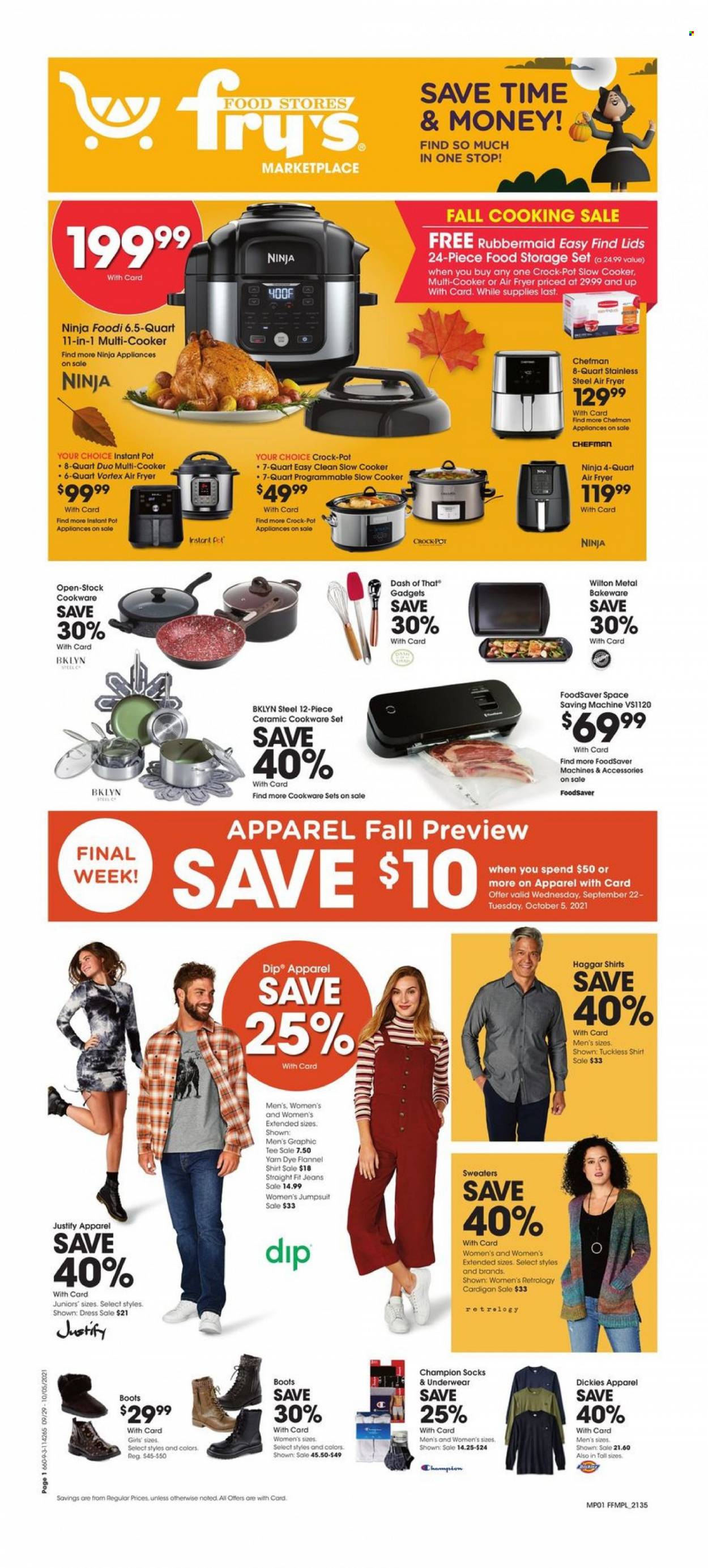 Fry’s ad - 09/29/2021 - 10/05/2021. Page 1