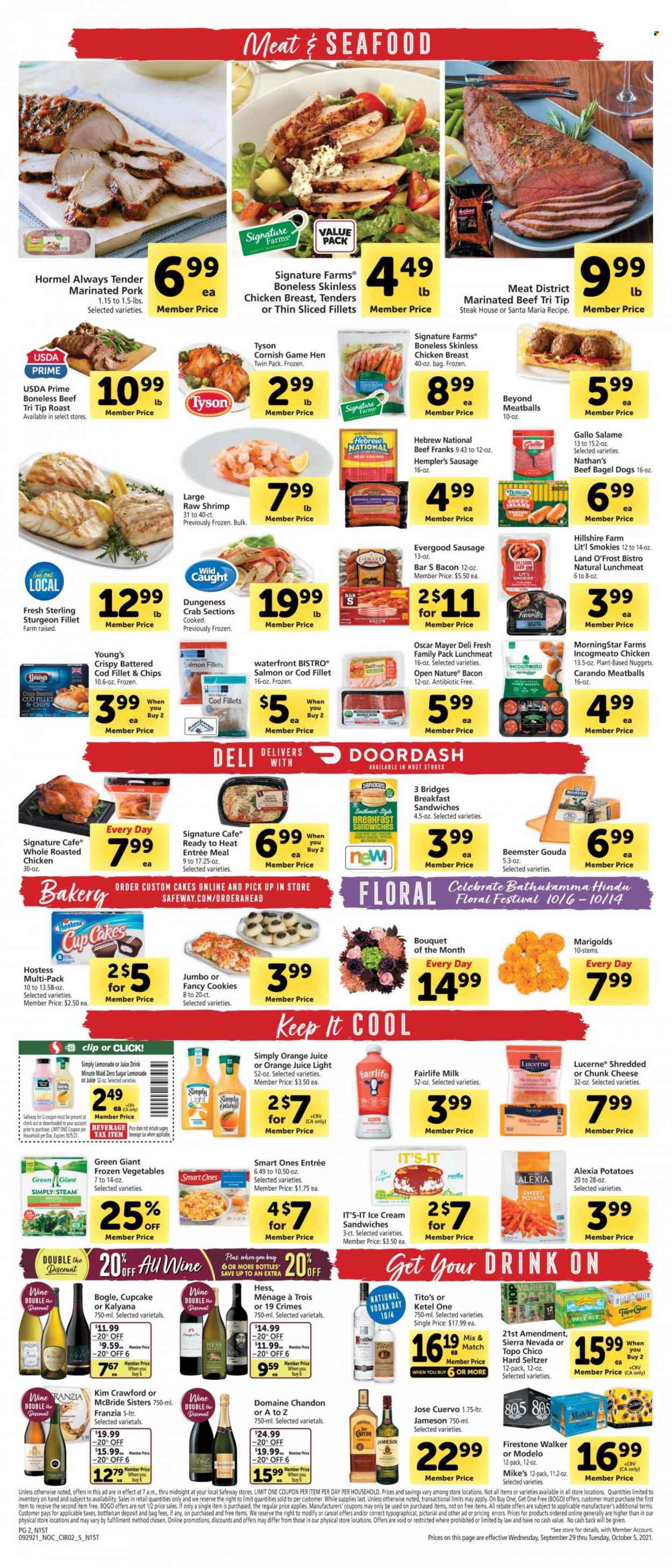 Safeway ad - 09/29/2021 - 10/05/2021. Page 2