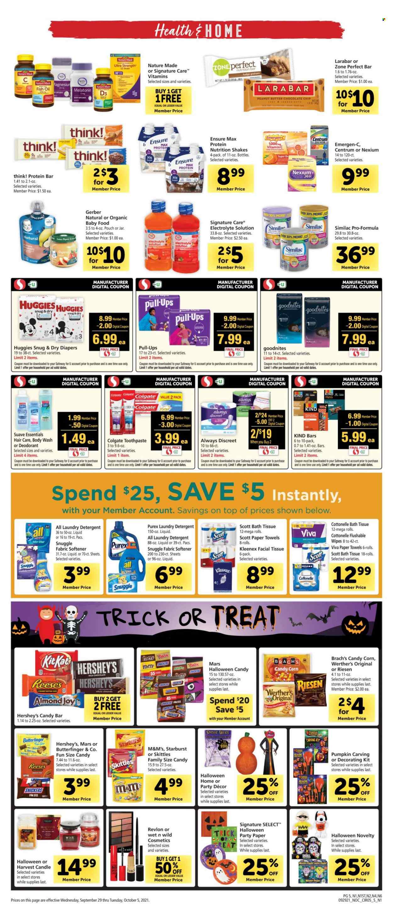 Safeway ad - 09/29/2021 - 10/05/2021. Page 5