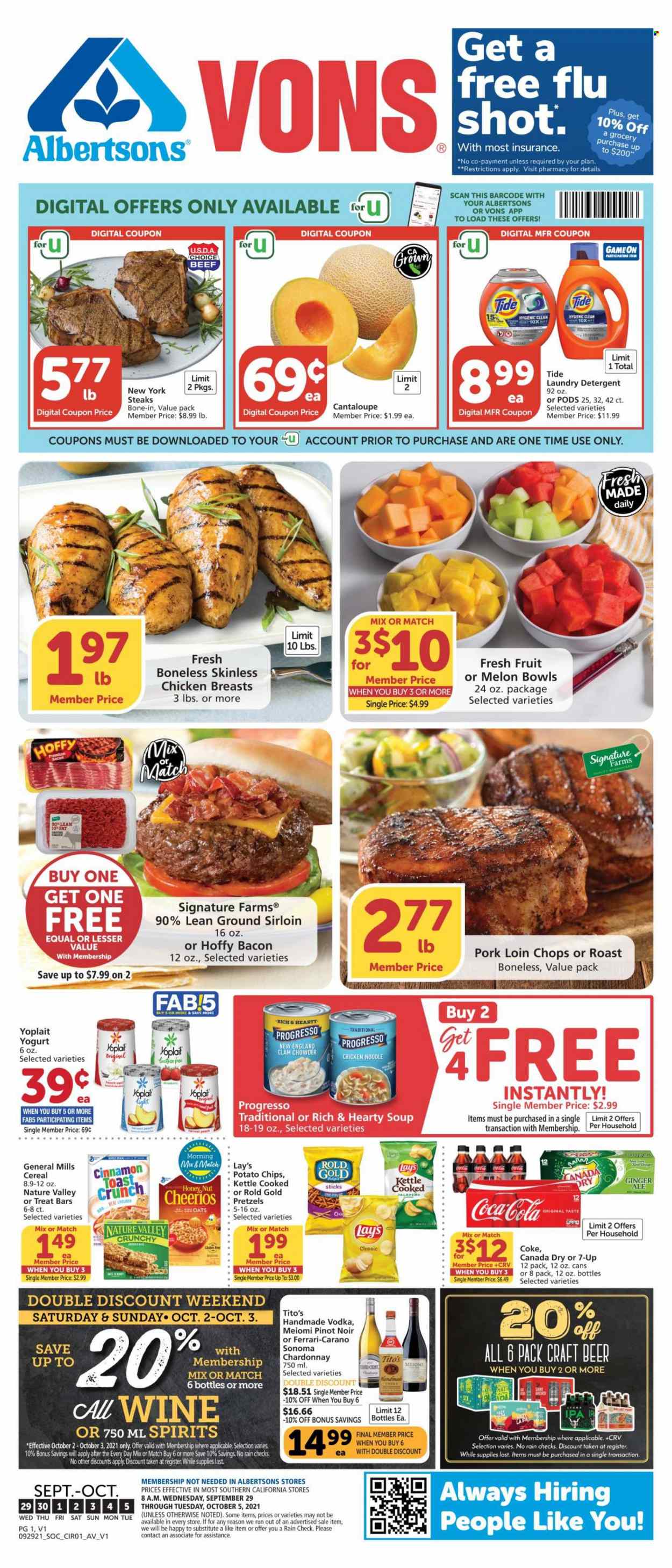 Vons ad - 09/29/2021 - 10/05/2021. Page 1