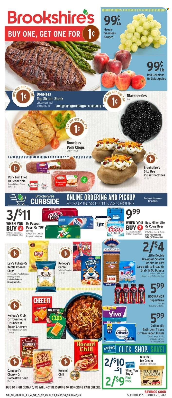 Brookshires ad - 09/29/2021 - 10/05/2021. Page 1