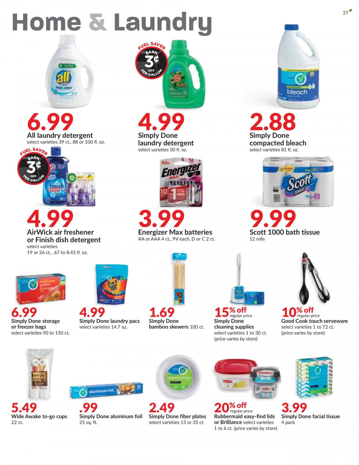 Hy-Vee ad - 09/29/2021 - 10/05/2021. Page 27