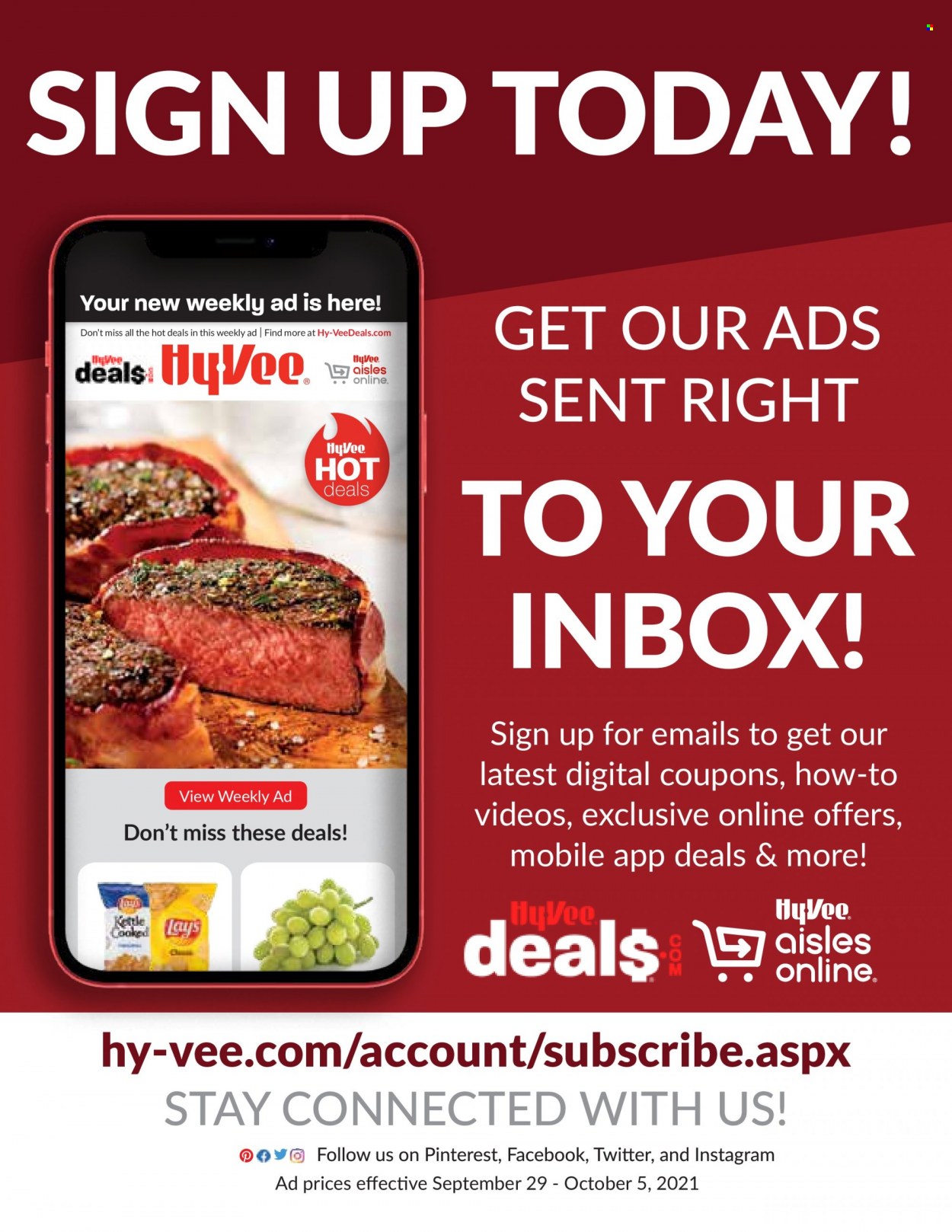 Hy-Vee ad - 09/29/2021 - 10/05/2021. Page 34