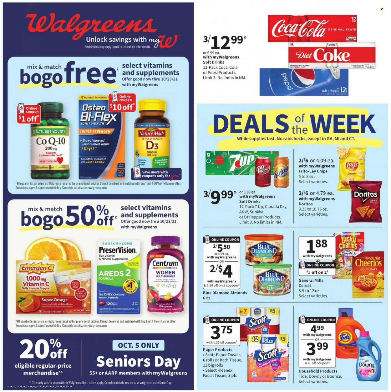 Walgreens ad - 10/03/2021 - 10/09/2021. Page 1
