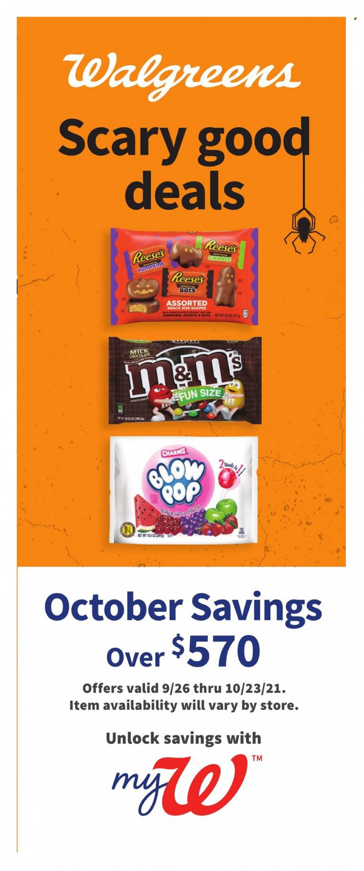 Walgreens ad - 09/26/2021 - 10/23/2021. Page 1