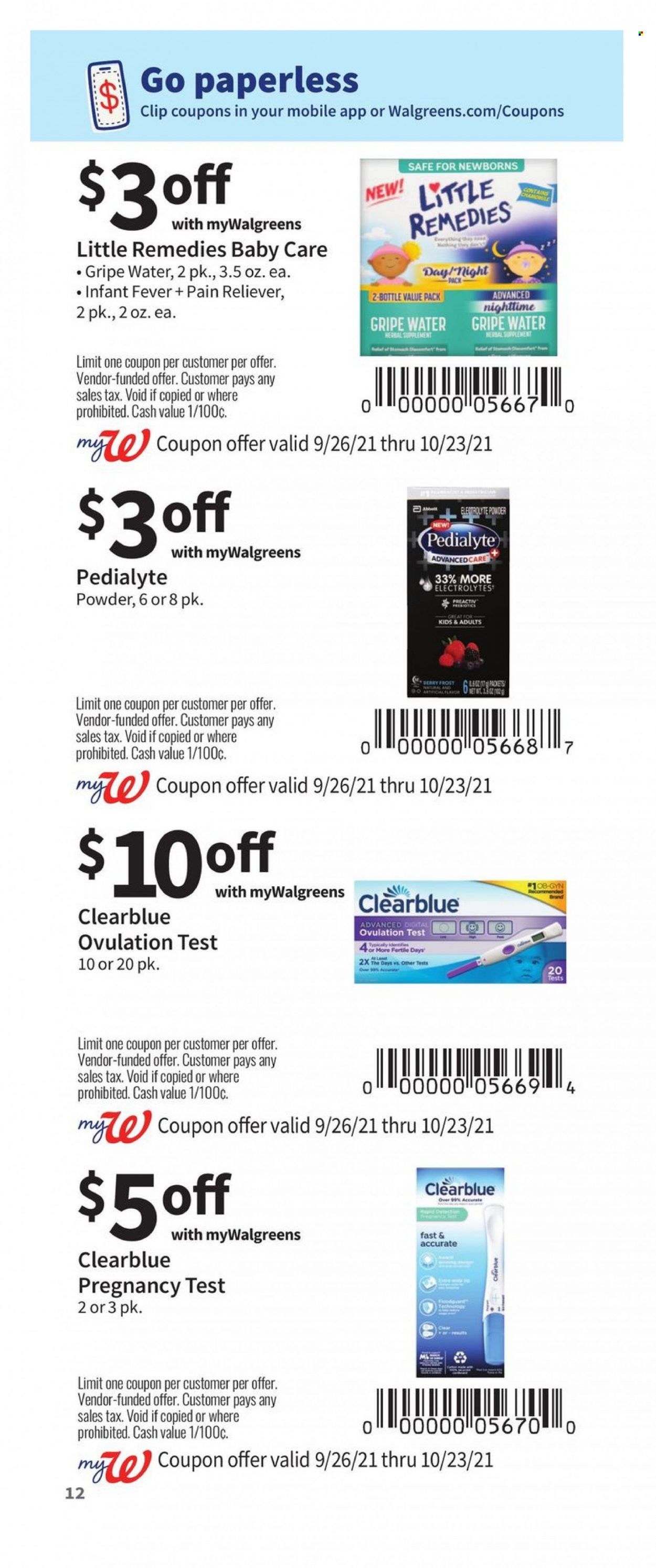 Walgreens ad - 09/26/2021 - 10/23/2021. Page 12