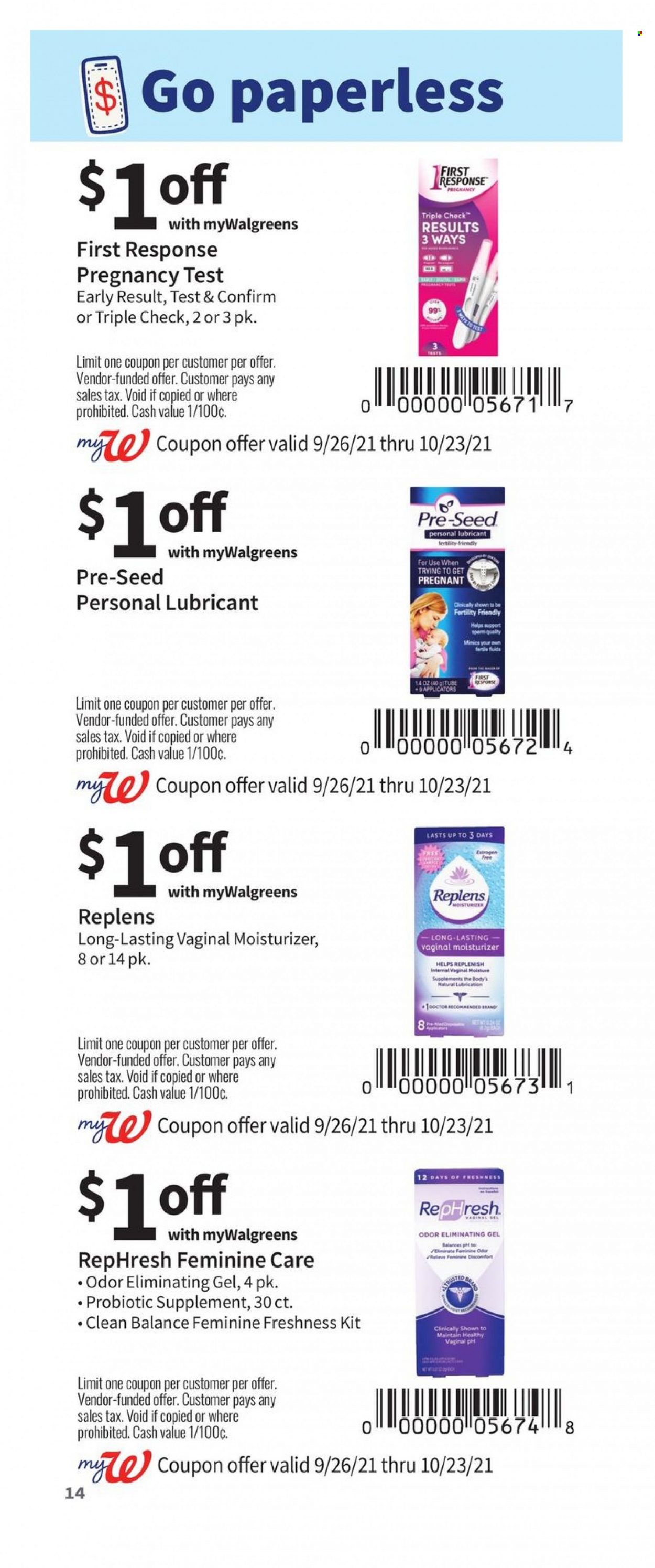 Walgreens ad - 09/26/2021 - 10/23/2021. Page 14