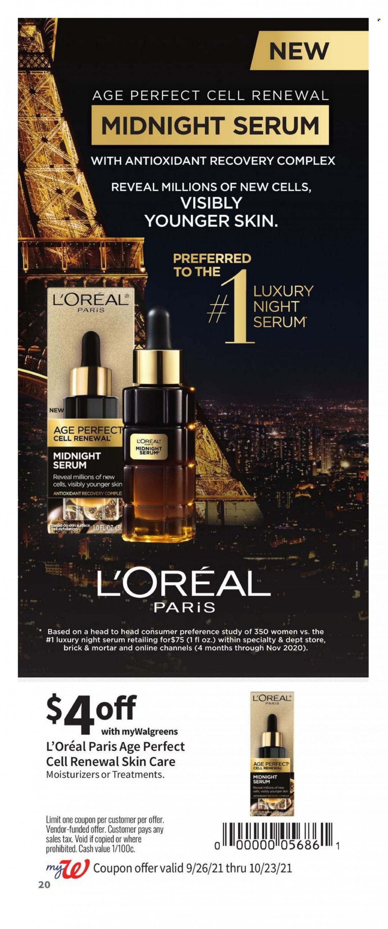 Walgreens ad - 09/26/2021 - 10/23/2021. Page 20