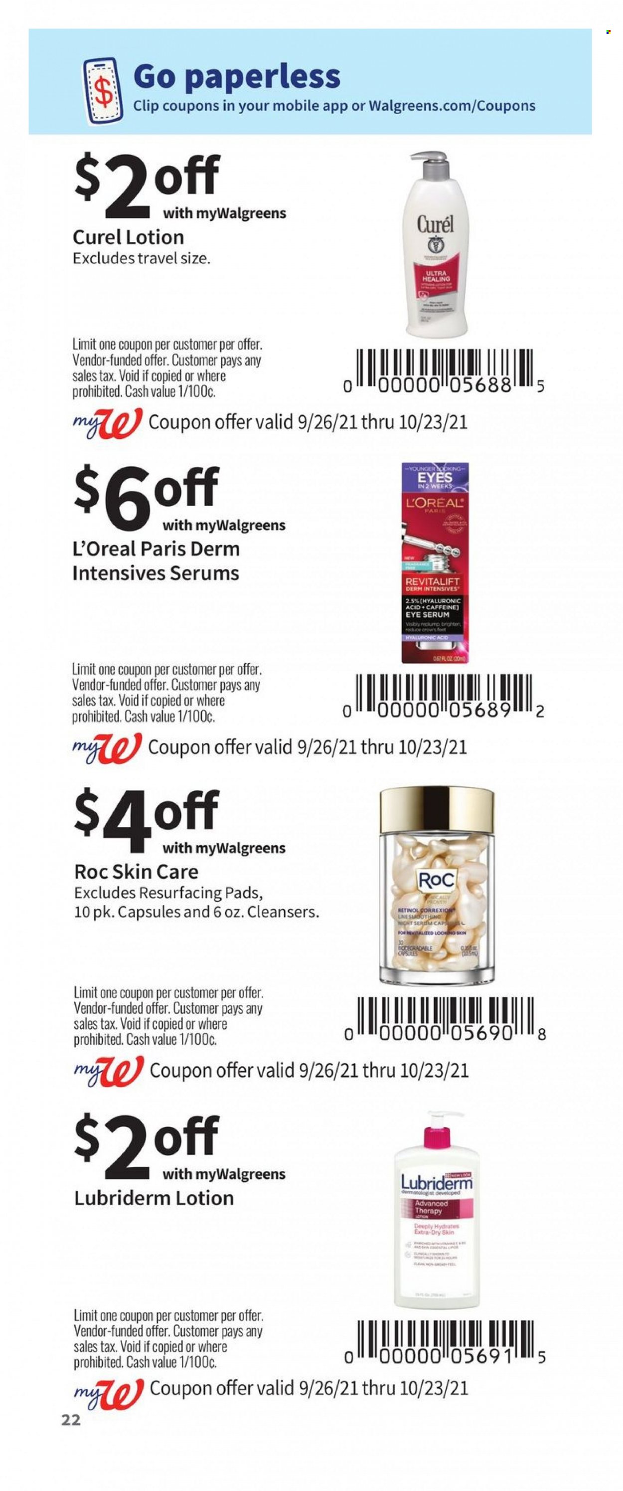 Walgreens ad - 09/26/2021 - 10/23/2021. Page 22