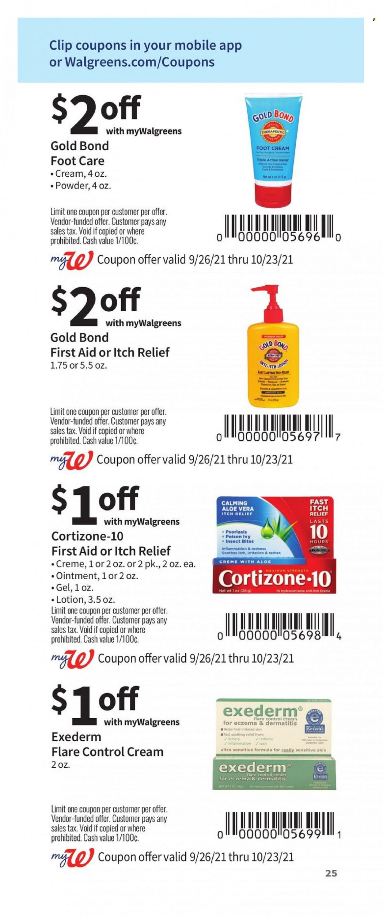 Walgreens ad - 09/26/2021 - 10/23/2021. Page 25