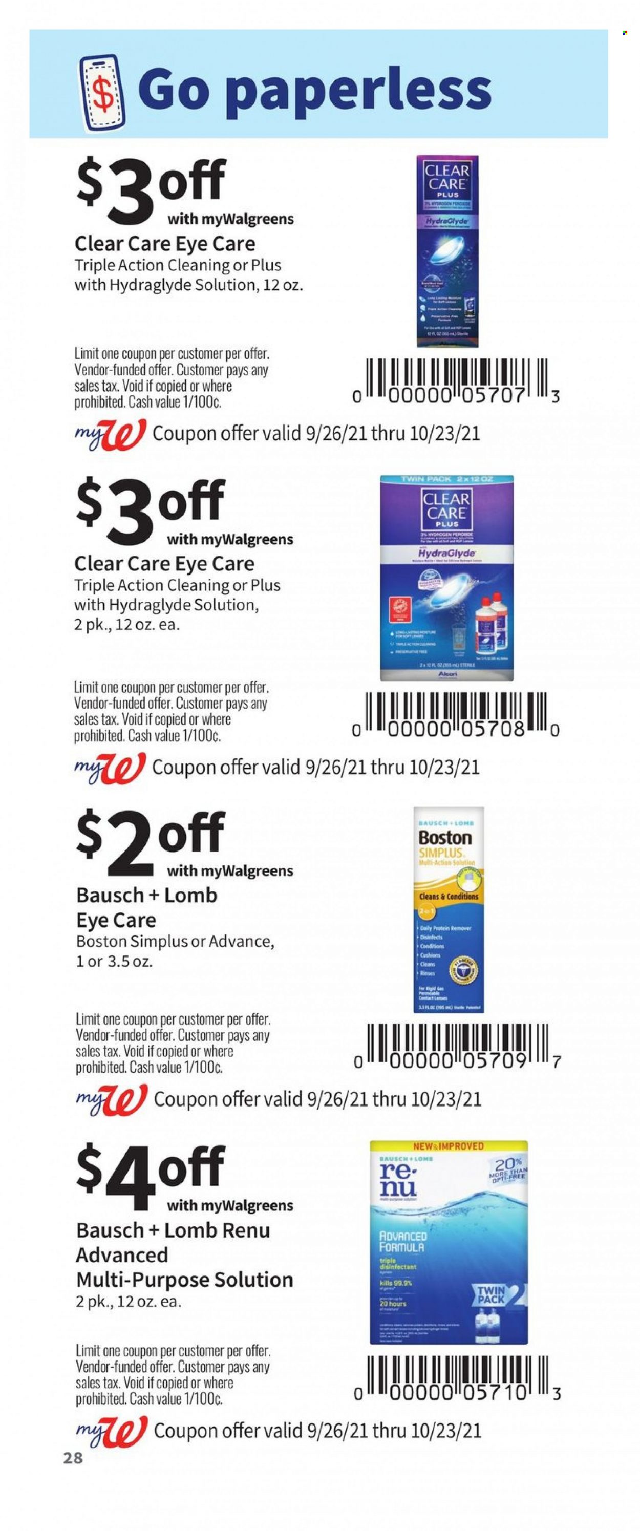 Walgreens ad - 09/26/2021 - 10/23/2021. Page 28