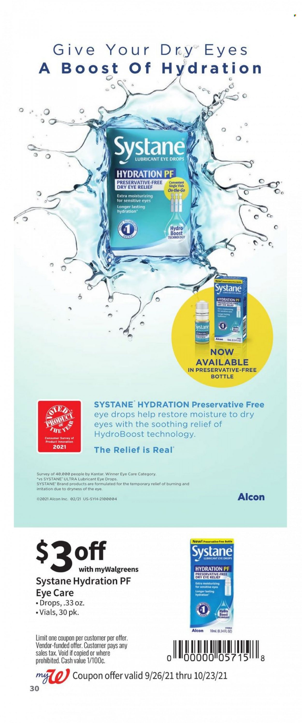 Walgreens ad - 09/26/2021 - 10/23/2021. Page 30