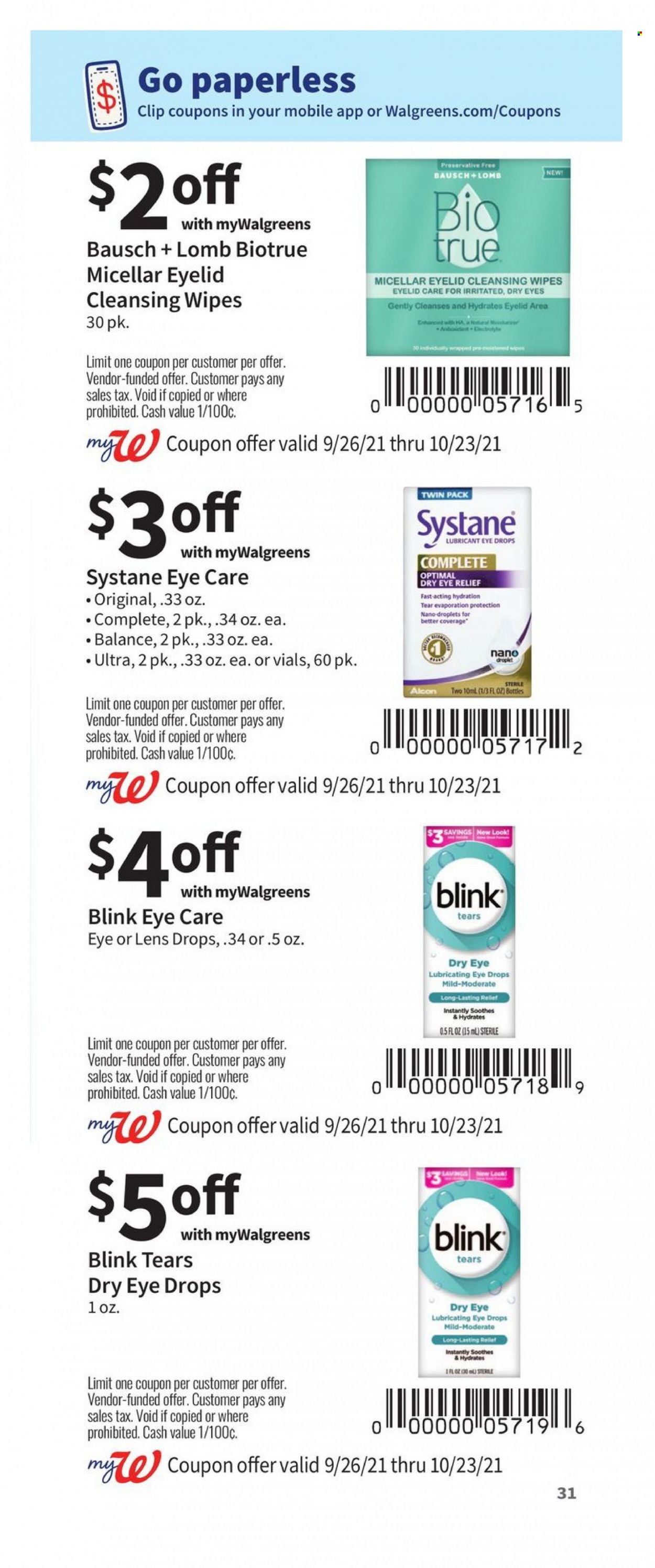 Walgreens ad - 09/26/2021 - 10/23/2021. Page 31