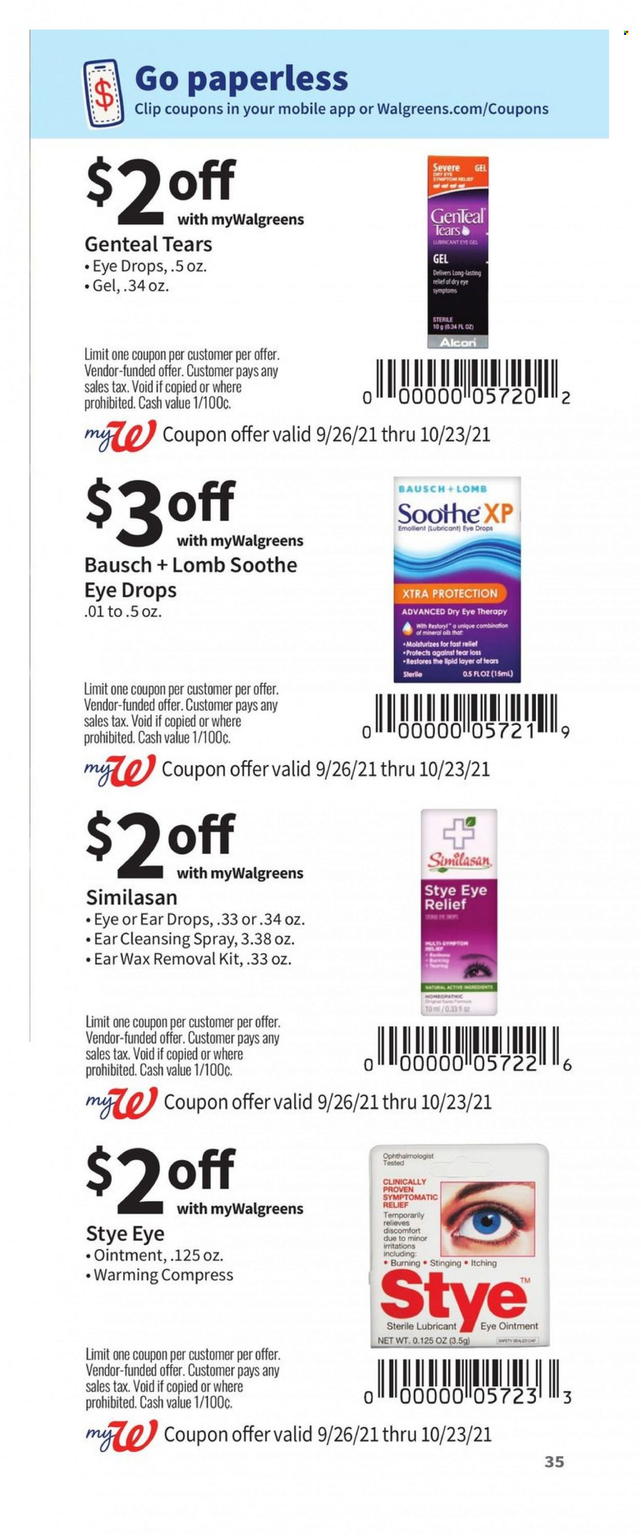 Walgreens ad - 09/26/2021 - 10/23/2021. Page 35